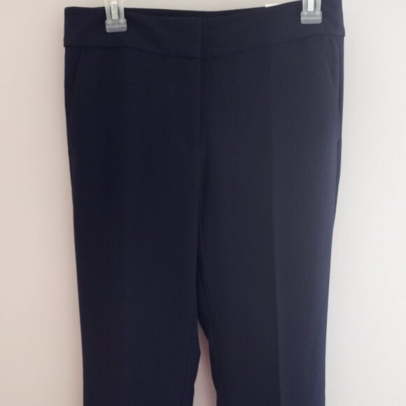 'ANN TAYLOR FACTORY' Navy Signature Pant Size 4 NWT 4 Pocket - Picture 1 of 12
